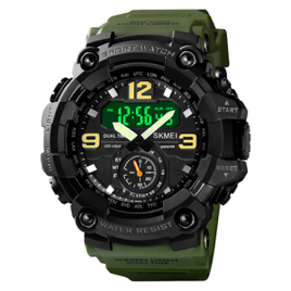 Relógio Skmei 1637 digital masculino clássico com luz de fundo LED na Sou Barato