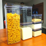 Kit 6 Potes Tampa Hermético Porta Alimentos Mantimentos Armário Cozinha – Paramount na Amazon