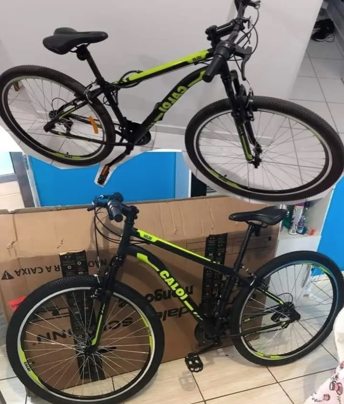 Bicicleta Aro 29 Caloi Velox Preta na Amazon