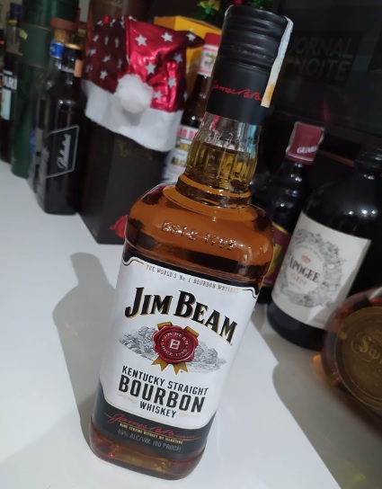 Whisky Jim Beam White, Bourbon, 1L na Amazon