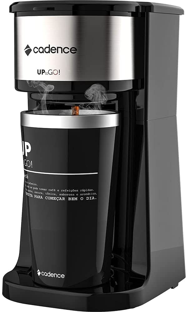 Cafeteira Elétrica Cadence To Go com Copo Térmico – 220V na Amazon