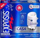 Repelente Elétrico Exposis Casa Aparelho e Refil 32.9ml, Exposis na Amazon