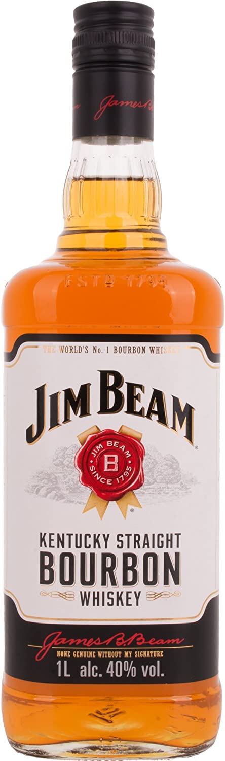Whisky Jim Beam White, Bourbon, 1L na Amazon