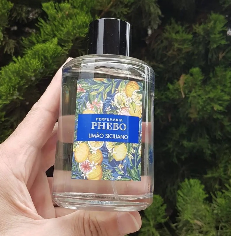 Deo Colônia Limão Siciliano, PHEBO, Amarelo, 200ml na Amazon