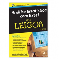 Análise Estatística Com Excel Para Leigos Capa Comum na Amazon