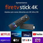 Fire TV Stick 4K com Controle Remoto por Voz com Alexa (inclui comandos de TV) | Dolby Vision na Amazon
