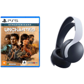 Headset Sem Fio Pulse 3D + Jogo Uncharted: Colecao Legado Dos Ladroes - PS5 na Americanas