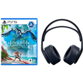 Headset Sem Fio Pulse 3D + Jogo Horizon Forbidden West - PS5 na Americanas