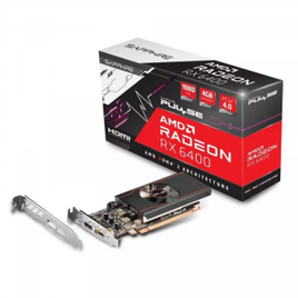 Placa de Vídeo Sapphire Pulse AMD Radeon RX 6400 4GB GDDR6 FRS Ray Tracing - 11315-01-20G na Terabyte Shop