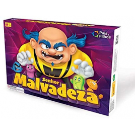 Jogo de Tabuleiro Senhor Malvadeza Top Line - Pais & Filhos na Amazon