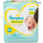 Fralda Pampers Premium Care RN+ – 20 fraldas na Amazon