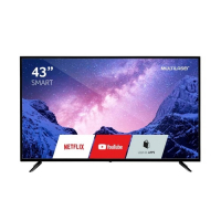 Smart TV LED Full HD 43 Pol Multilaser TL027 Wi-Fi Integrado C/ Conversor Digital na Estrela10