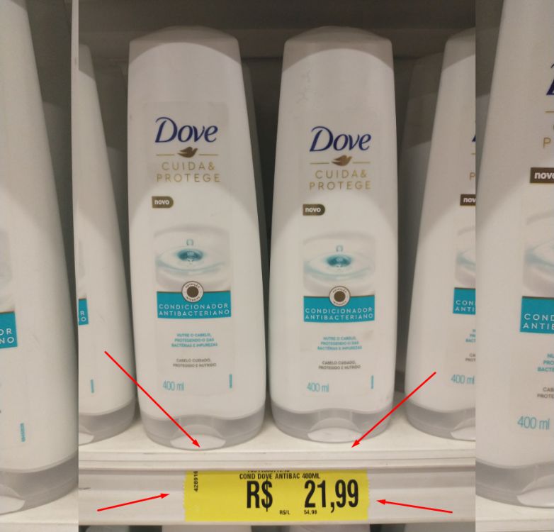 Condicionador Uso Diário Antibacteriano Cuida e Protégé, 400 Ml, Dove, Dove na Amazon