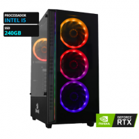 PC Gamer T-Gamer Hawk Intel I5 10400F / NVIDIA GeForce RTX 3050 / DDR4 16GB / SSD 240GB na Terabyte Shop