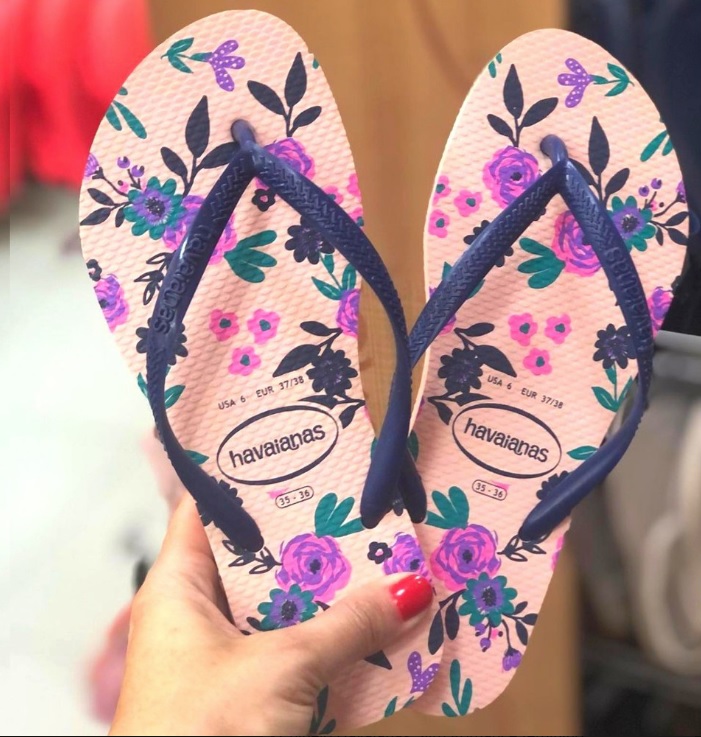 Chinelo Havaianas Slim Romance feminino na Amazon