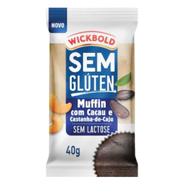 Muffin Wickbold Sem Glúten Cacau E Castanha-De-Caju 40G na Ponto