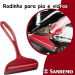 Rodo de Pia Plástico, Vermelho, 14 cm, Sanremo na Amazon