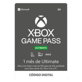 Gift Card Xbox Game Pass Ultimate 1 Mês na Casas Bahia