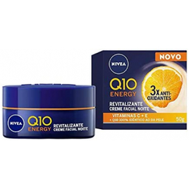 NIVEA Creme Facial Antissinais Noite Q10 Energy 50g na Amazon