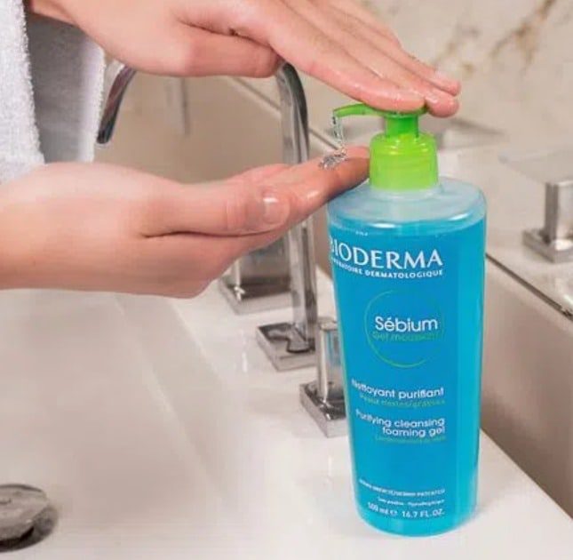 Bioderma Sébium Antioleosidade Pump – Gel de Limpeza Facial 500ml na Casas Bahia