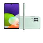 Smartphone Samsung Galaxy A22 128GB 4G Wi-Fi Tela 6.4” Dual Chip 4GB RAM Câmera Quádrupla + Selfie 13MP – Verde na Americanas