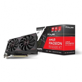Placa de Vídeo Sapphire Pulse RX 6500 XT Gaming OC 4GB GDDR6 AMD - 11314-01-20G na Terabyte Shop