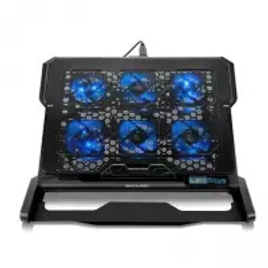 Base para Notebook Multilaser Hexa com 6 Coolers até 17´ - AC282 na KaBuM!