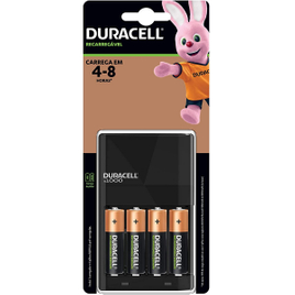 Carregador de Pilhas com 4 pilhas AA Duracell - CEF14 na Amazon