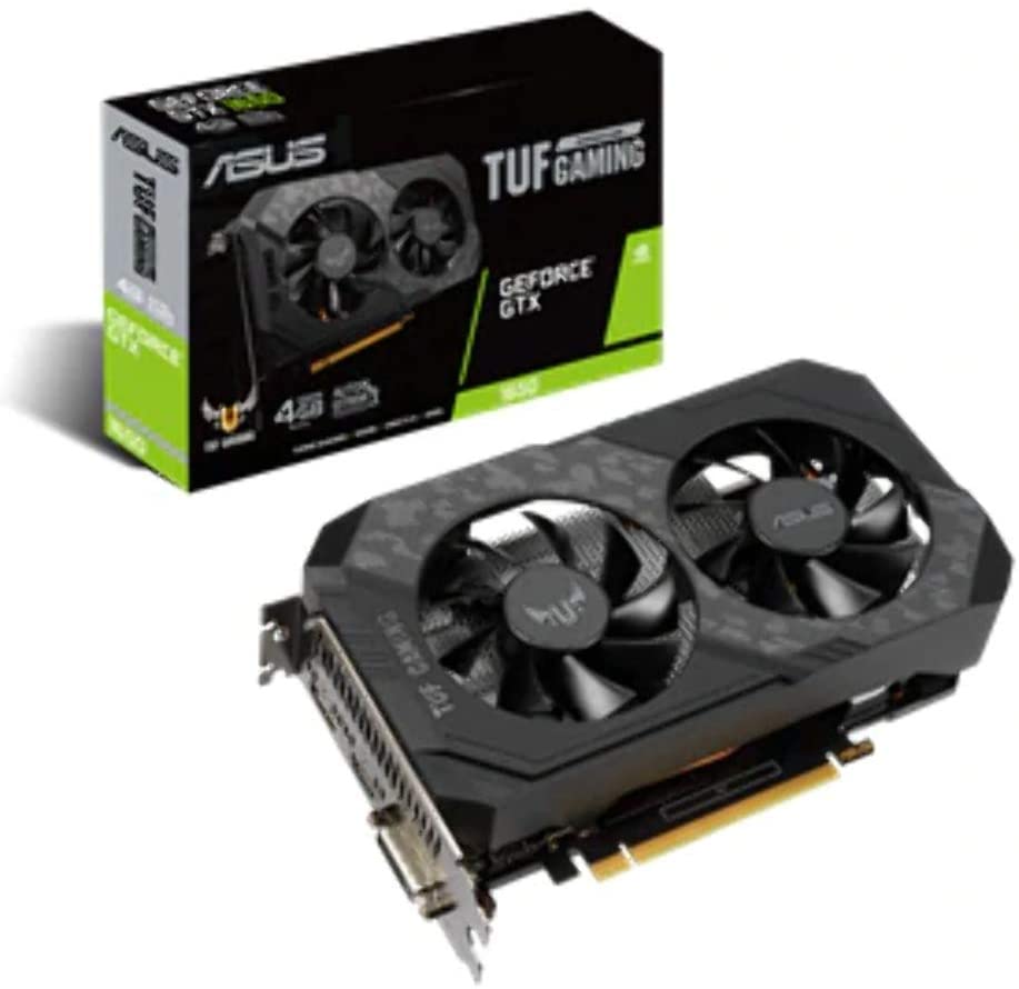 Placa de Vídeo Asus TUF Gaming GeForce GTX 1650 Dual 4GB GDDR6 128Bit – TUF-GTX1650-4GD6-GAMING na Amazon