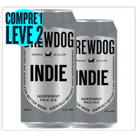 2 unidades Cerveja Brewdog Indie Pale Ale Lata 500ml na Clube do Malte