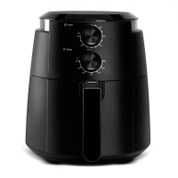Fritadeira Sem Óleo Airfryer Dual Cyclone Mídea, 3.5L, Timer, 127V, Preto - FRE35P1 na KaBuM!