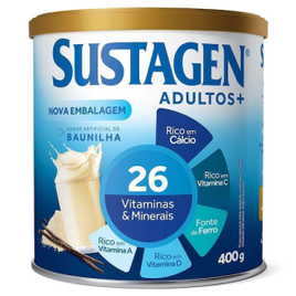 Sustagen Baunilha 400g na Ponto