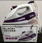 BLACK+DECKER Ferro de Passar a Vapor 1200W Roxo 110V FX1000 na Amazon