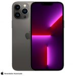 Apple iPhone 13 Pro Max 512GB iOS 5G Wi-Fi Tela 6.7” Câmera Tripla 12MP + Sensor LiDAR – Grafite na Sou Barato