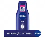NIVEA Loção Hidratante Milk Pele seca a extrasseca 200ml na Amazon