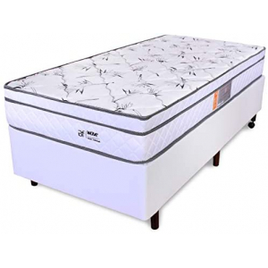 Cama Box Solteiro Colchão Molas Ensacadas Com Pillow e Box Courvin Branco 88x188x58cm BF Colchões na Amazon