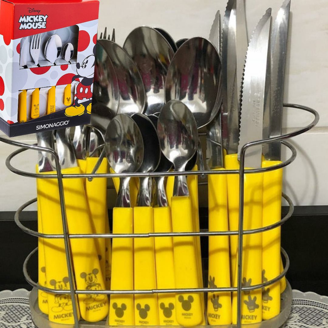 Conjunto de Talheres 24 peças Disney/Mickey, Simonaggio, D1300/24-MY1, Disney/Mickey na Amazon