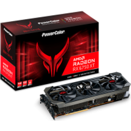 Placa de Vídeo PowerColor Red Devil Radeon RX 6750 XT 12GB GDDR6 FSR Ray Tracing AXRX 6750XT 12GBD6-3DHE/OC na Terabyte Shop