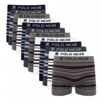 Kit 12 Cuecas Boxer Polo Wear Listrada Sortida - Marketplace na Magazine Luiza