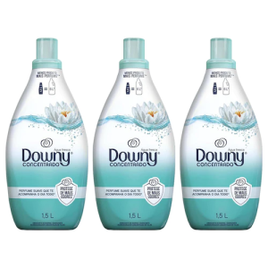 Amaciante Downy Concentrado Água Fresca 1,5L - 3 Unidades na Casas Bahia