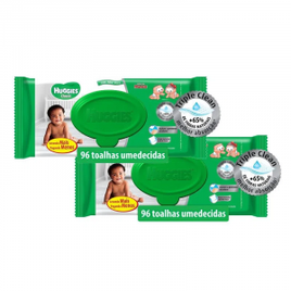 Kit de Lenços Umedecidos Huggies Turma da Mônica - 192 Unidades  (Total 192  unidades) na Carrefour
