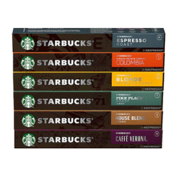 Combo Variado de Cafés Starbucks by Nespresso - 60 cápsulas na Extra