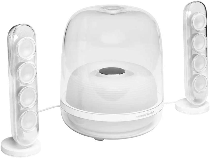 Caida de Som Bluetooth Harman Kardon SoundSticks 4 140W – HKSOUNDSTICK4WHTBR na Amazon