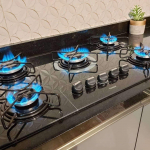 Cooktop 5 Bocas a Gás GLP Consul Vidro Temperado – Preto Acendimento Automático Facilite CD075AE na Magazine Luiza