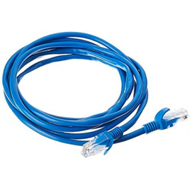 Cabo de Rede Plus Cable PC-ETHU25BL Cat.5E 2.5M Azul Patch Cord - Conectores RJ45 Capa de PVC na Amazon