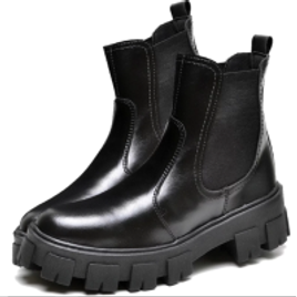 Bota Botina Feminino Cano Curto Tratorada Fashion DUBUY 1504EL na Kanui