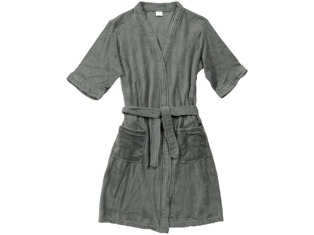 Roupão de Inverno Atlântica Sofisticata Premium – de Microfibra Platina – Magazine na Magazine Luiza