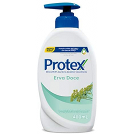 Sabonete Líquido Antibacteriano para as Mãos Protex Erva Doce 400ml na Amazon