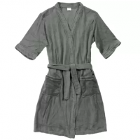 Roupão De Inverno Atlântica Sofisticata Premium - De Microfibra Platina na Magazine Luiza