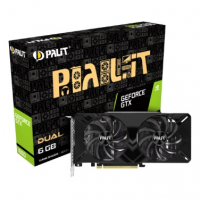 Placa De Vídeo Palit NVIDIA GeForce GTX 1660 Dual, 6GB, GDDR5, 192bit, NE51660018J9-1161C na Terabyte Shop